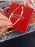 中国黄金（CHINA GOLD）莫比乌斯环银手镯女款足银镯子银手环节日生日礼物送女友老婆爱人 【今/次日达】莫比乌斯手镯 10克 ±1g 实拍图
