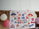 爱彼力生日场景布置装饰女孩男孩3岁背景气球雨儿童1周岁2岁4岁5派对6 【2岁】生日套装+数字+气球蛋糕+星星+大小圆气球+配件 实拍图