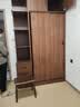 唐辑实木衣柜卧室现代简约家用推拉门储物大衣柜100*50*200cm 实拍图