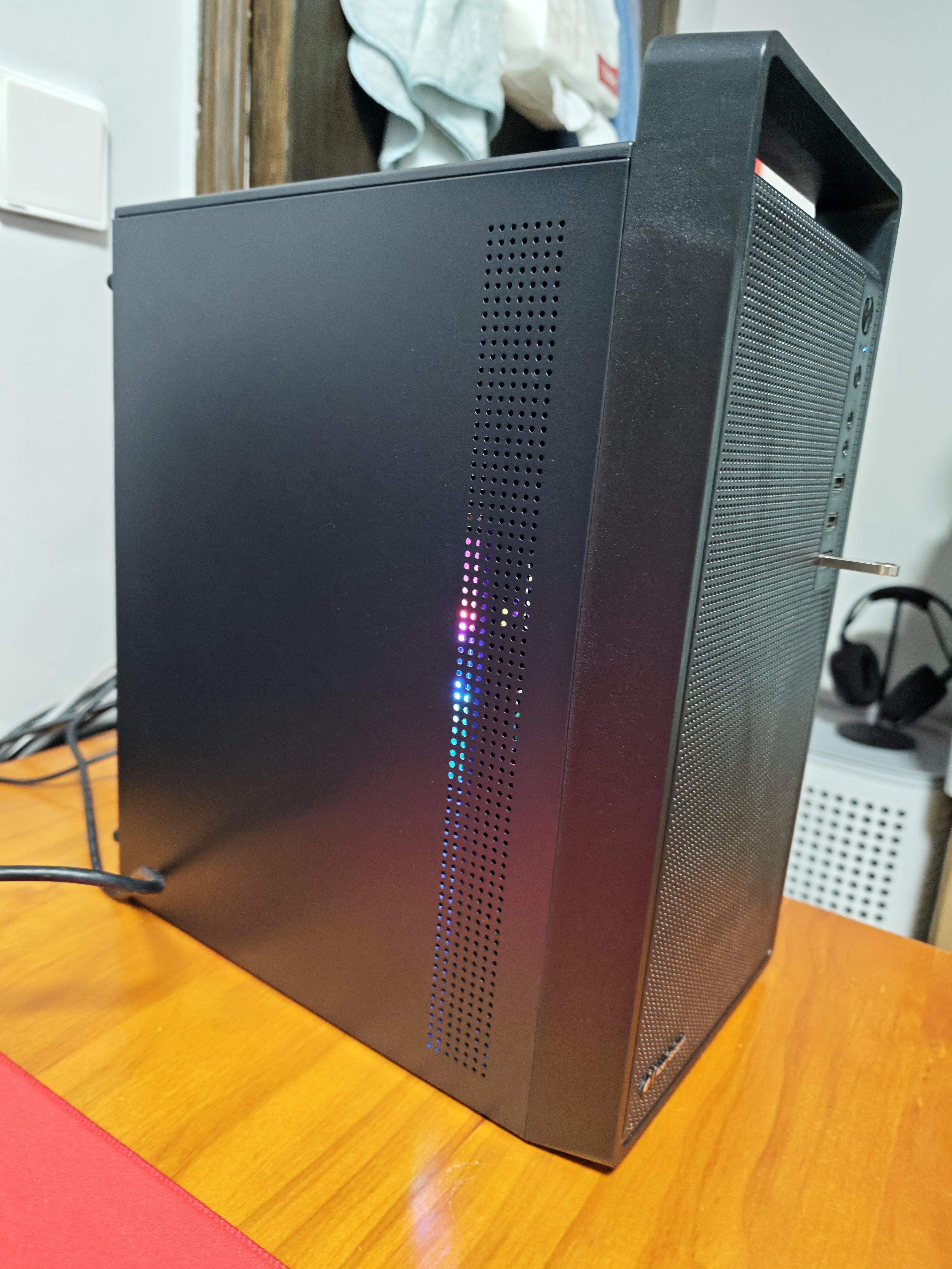 EMACHINES宏碁Acer小擎M5台式电脑廉政机箱手提便携式matx/背部走线/USB3.0/加厚板材 小擎M5手提机箱 单机箱 实拍图