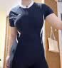 安踏（ANTA）泳衣女士连体平角游泳衣女遮肚防晒显瘦保守抗氯速干温泉运动泳装 实拍图