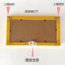 TEAEGG实木光荣外框装裱框制作挂墙摆台带支架荣誉四有喜报摆挂相框定制 金色框 光荣相框【28*13.5cm】摆挂两用 实拍图