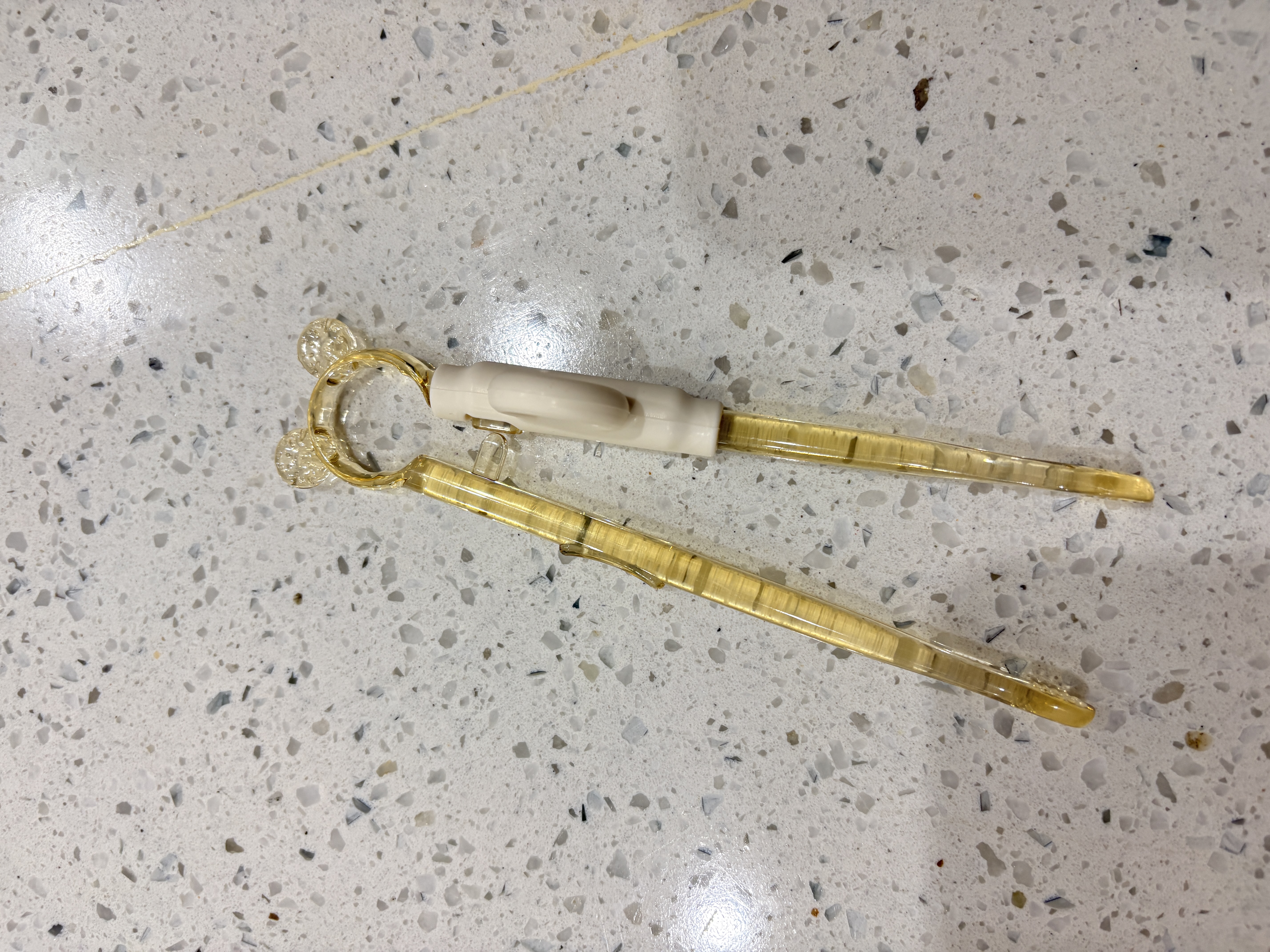 COOKSS儿童筷子训练筷3岁6宝宝PPSU虎口拇指学习筷幼儿吃饭1-2餐具 实拍图