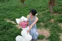 南木熊挂脖吊带连衣裙女2026新款清冷感海边度假风显瘦无袖v领薄纱长裙 蓝色挂脖连衣裙 L 【105-115斤】 实拍图