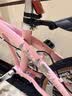 JEEP吉普折叠自行车带小孩母子车亲子自行车-J200 粉色 20英寸 银把 实拍图