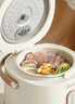美的（Midea）电饭煲小型1-2-3人小容量迷你家用电饭锅白玉晶釜上盖可拆卸微压智能多功能MB-JA122礼品团购 实拍图