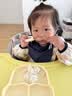 COOKSS儿童辅食勺子宝宝学吃饭PPSU叉勺弯头硅胶短柄训练勺 实拍图