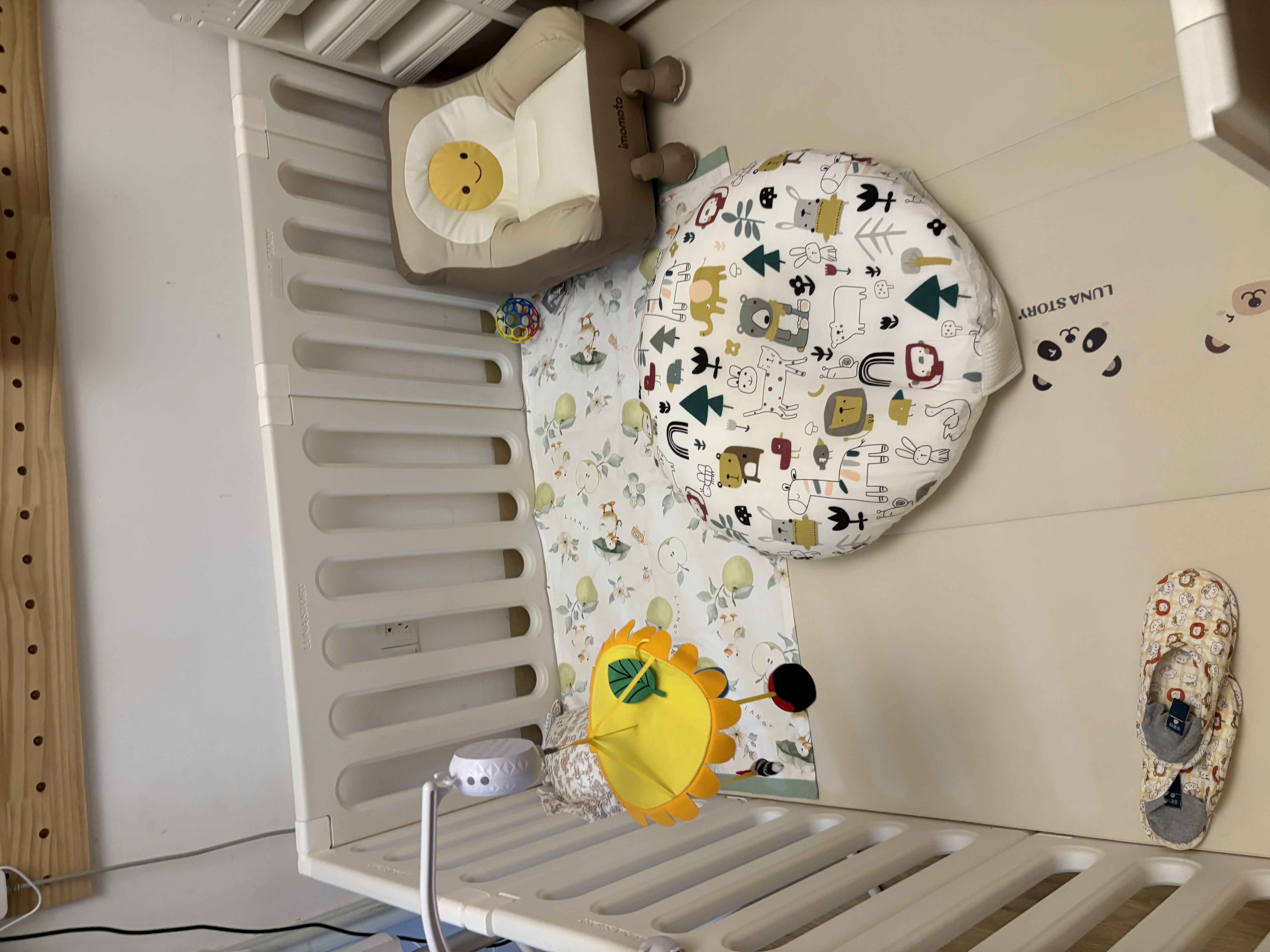 IMOMOTO婴儿沙发儿童学坐椅枕可坐可躺护脊安全多功能0-36个月家用 0-3岁 婴儿沙发+凉席 【冰丝凉席 凉感套装】 云朵棉【蓬松柔软 弹性支撑 不易塌】 实拍图