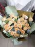领香鲜花速递香槟玫瑰花束送女友老婆生日礼物全国同城配送 33朵香槟玫瑰花束—女神款 实拍图