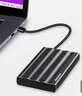 纽曼（Newsmy）2TB 移动硬盘机械 星河金属系列 USB3.0 2.5英寸 深锖色 手机连接 磨砂质感 波浪设计 实拍图
