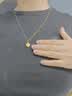 中国黄金（CHINA GOLD）黄金四叶草项链女款足金幸运草吊坠锁骨情人节生日礼物送女友老婆 【京速达】四叶草吊坠【赠银镀金链】约0.8g 实拍图