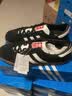 adidas T头鞋 STADT经典薄底运动板鞋平底鞋男女阿迪达斯三叶草   黑色/汉玉白/浅猩红（推荐女生买小半码）   42 实拍图