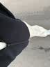 优衣库罗纹圆领针织衫/短袖男装女装/毛衣毛衫481726 01 乳白色 L 实拍图