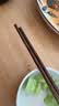 京东京造 筷子 家用餐具无漆无蜡鸡翅木【铜管件顶福】10双礼盒装 实拍图