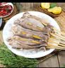 富海锦鱿鱼半支串净重440g10-12串 轰炸大鱿鱼烧烤火锅食材海鲜生鲜中秋 实拍图