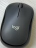 罗技（Logitech）M220 轻音鼠标 无线鼠标 办公鼠标 对称鼠标 带无线微型接收器 灰黑色 实拍图
