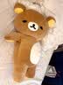 HOOOTTOYS日本正版轻松熊玩偶睡衣可爱毛绒公仔抱枕肥宅轻松熊女友生日礼物 【日版】肥宅L躺姿玩偶 实拍图