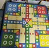 得力（deli）飞行棋地毯儿童玩具小学生棋类益智家庭亲子互动露营 80*80cm 实拍图