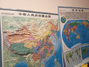 【时光学】中国地图立体地图 高清精雕超大凹槽3d立体凹凸竖版学生地理百科墙贴 实拍图