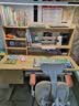 童状元儿童学习桌椅套装多功能写字书实木桌高中小学生3-18岁桌课椅子 【手摇升降】1.2米实木桌+光谱大路灯+自动追背椅咖 赠学习大礼包 实拍图