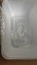 特美居（temeiju）一次性饭盒长方形透明塑料快餐盒加厚带盖打包盒餐具50套装1000型 实拍图