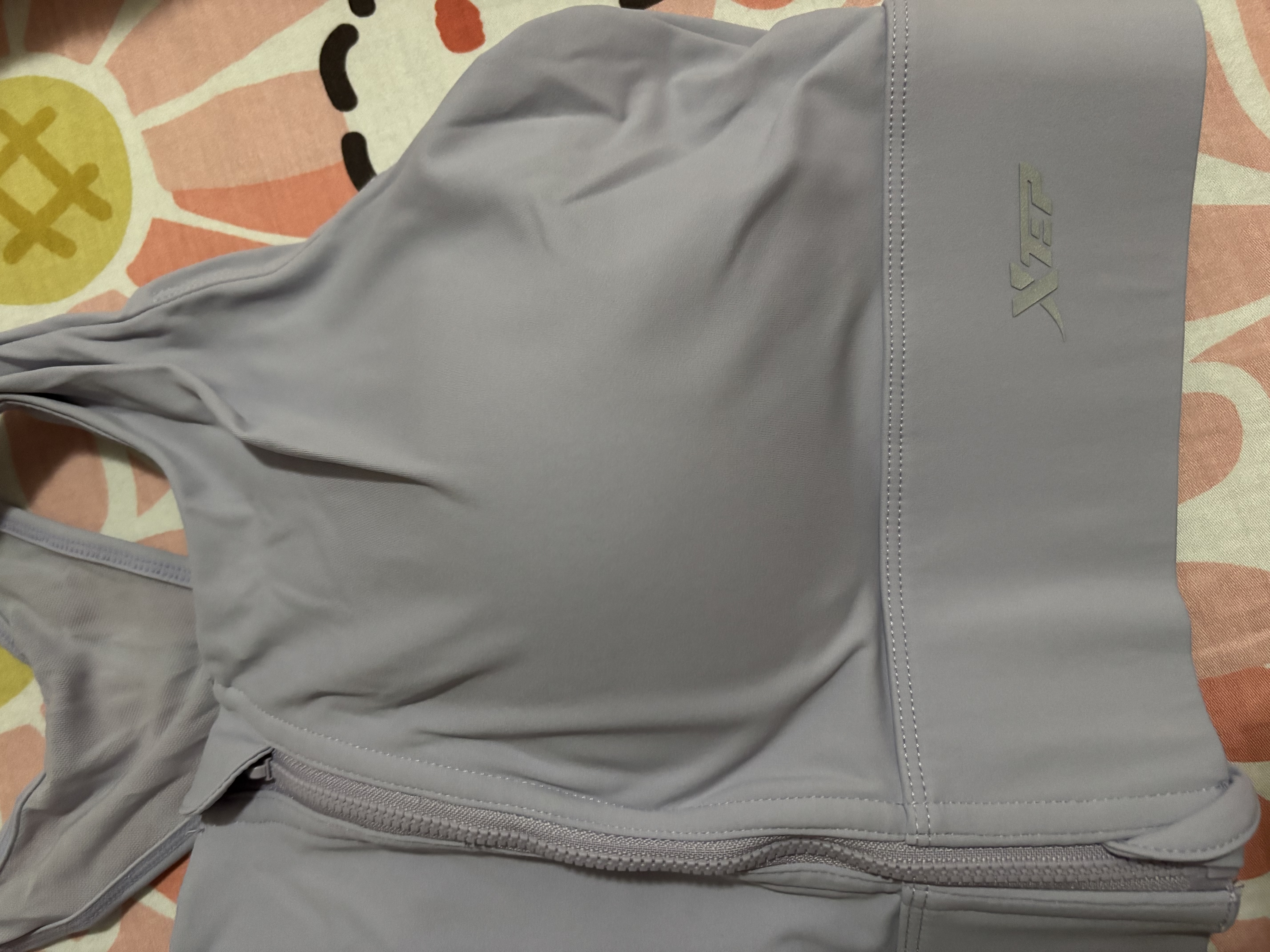 特步（XTEP）运动内衣女前拉链防震防下垂跑步健身文胸26年新款美背瑜伽背心女 实拍图