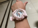 卡西欧（CASIO）送女友礼物女生学生运动电子表BABY-G智能防水防震潮流新年礼物 BA-110XGA-7A1奶油白 实拍图