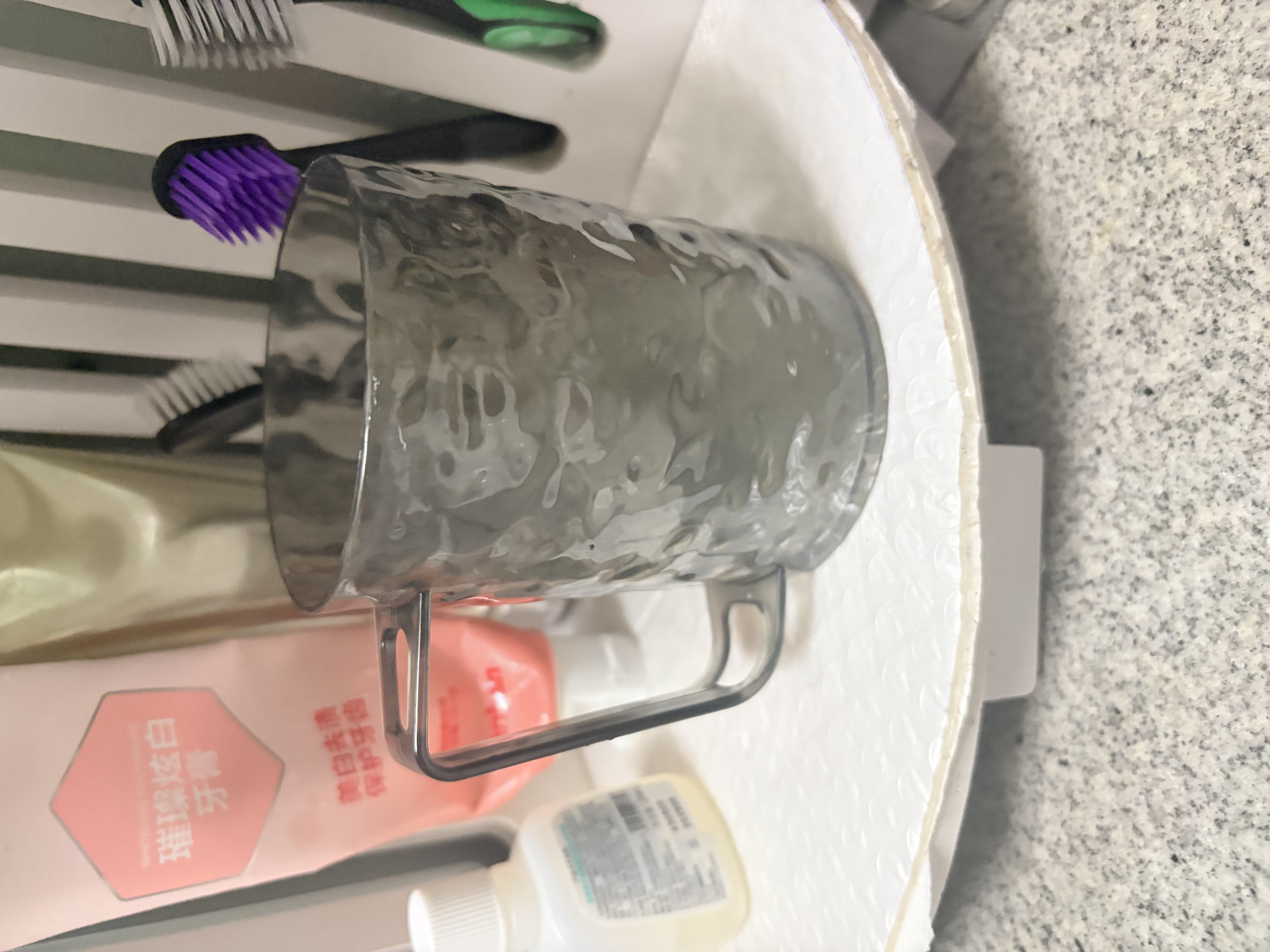 参半牙刷杯牙缸牙杯洗漱杯子家用软毛牙刷漱口杯*2+云柔净护牙刷4支 实拍图