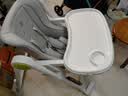 babycare宝宝餐椅6个月以上吃饭可折叠儿童座椅可移动婴儿成长椅 贝壳白 实拍图