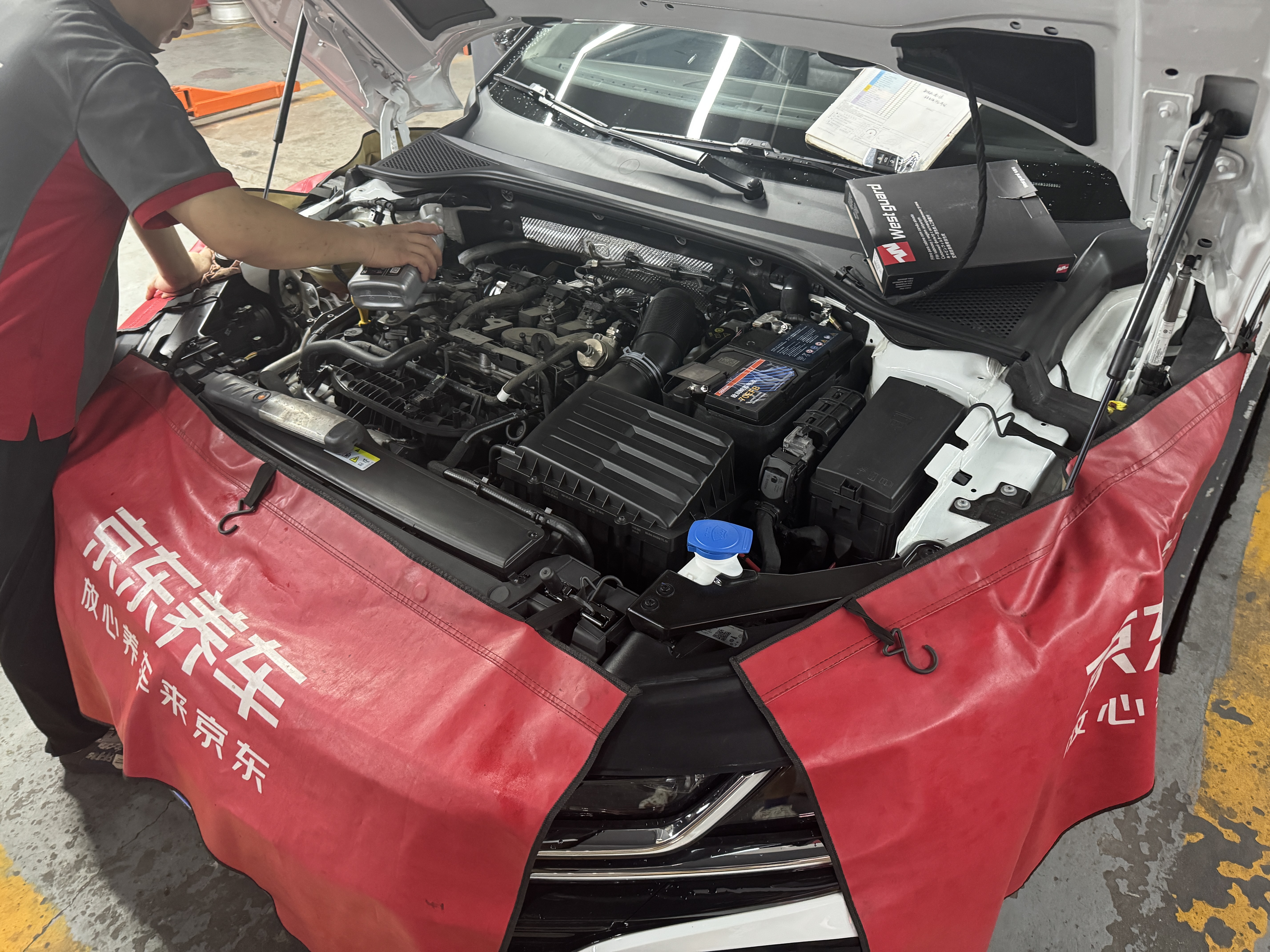 美孚（Mobil）超金（大）保养单次卡ESP X2 0W-20 C6 6L含机油+三滤+工时 晒单实拍图