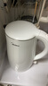 美的（Midea）电热水壶烧水壶1.7L304不锈钢0涂层双层隔热自动断电1500W养生冲奶2026新款 MK-SH17M130 实拍图