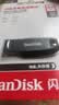 闪迪（Sandisk）64GB USB3.2 U盘 CZ550黑色 读速100MB/s 安全加密 数据恢复 学习办公电脑车载 高速大容量优盘 实拍图