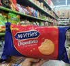 麦维他（McVitie's）黑巧克力全麦消化饼266g进口休闲零食 下午茶 小点心 实拍图