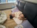 睡眠方程式天资儿童枕头宝宝婴儿硅胶枕透气可水洗6月1岁3岁6岁+ 粉 纯色 N5-枕高5cm-建议身高95-135cm 实拍图