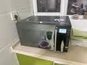 美的（Midea）微碳系列微波炉家用微烤一体机不锈钢内胆一级能效平板25升解冻解热PC23M8 实拍图