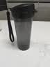 特百惠（Tupperware）茶韵500ml塑料杯男女士学生运动水杯子大容量泡茶杯 酷炫黑 实拍图
