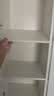 全友家居 简约奶油风家具三门书柜半开放式收纳储物柜子客厅展示柜 实拍图