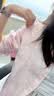 优衣库法国麻条纹衬衫/长袖女装衬衣483869 483869/10水粉色(细条纹) XL 实拍图