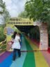 优衣库棉莫代尔混纺圆领条纹针织开衫女装毛衣外套487444 00 白色 M 实拍图