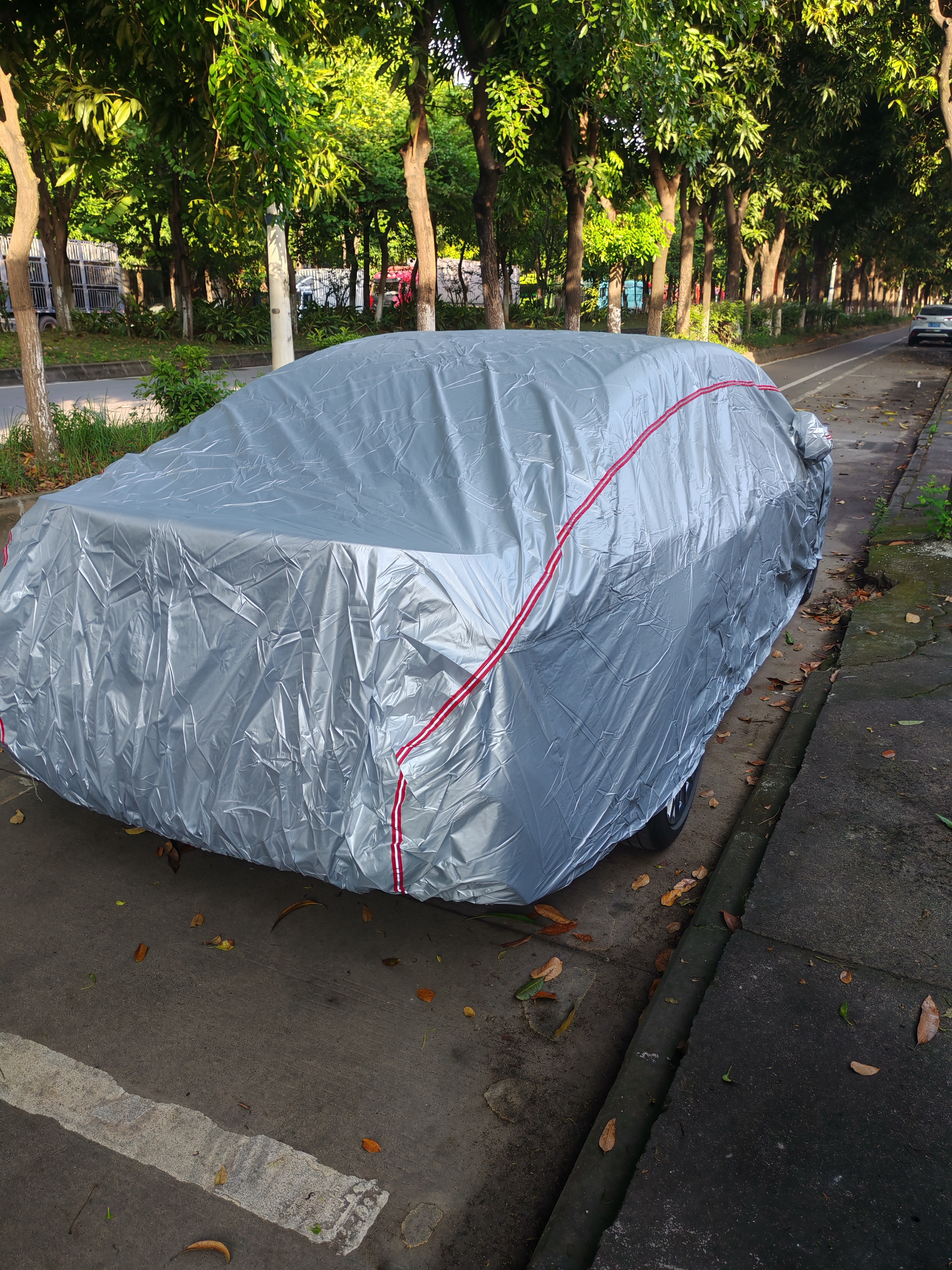 智国者大众帕萨特专用车衣全车罩遮阳防晒隔热冰雹尘雨牛津布车辆套外罩 实拍图
