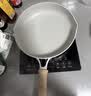 九阳（Joyoung）麦饭石色聚油不粘煎锅平底锅炒菜锅28cm电磁炉燃气灶明火CJ783 实拍图