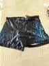 李宁（LI-NING）泳裤男士宽松游泳裤高档温泉平角泳衣单条123 黑色 2XL 实拍图