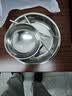 美厨（MAXCOOK）316L不锈钢盘碟 盆碟20cm 加厚加宽加深耐摔 洗碗机可用MCWA1731 实拍图
