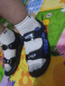 轩途诗儿童凉鞋男 新款夏季男童凉鞋 中大童软底防滑儿童小孩子学生凉鞋 黑蓝 37 码 实拍图