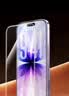 绿联【无黑边不挡屏】适用苹果17钢化膜iPhone17手机膜16Pro通用无边高清全屏防摔防爆保护膜 2片装 实拍图