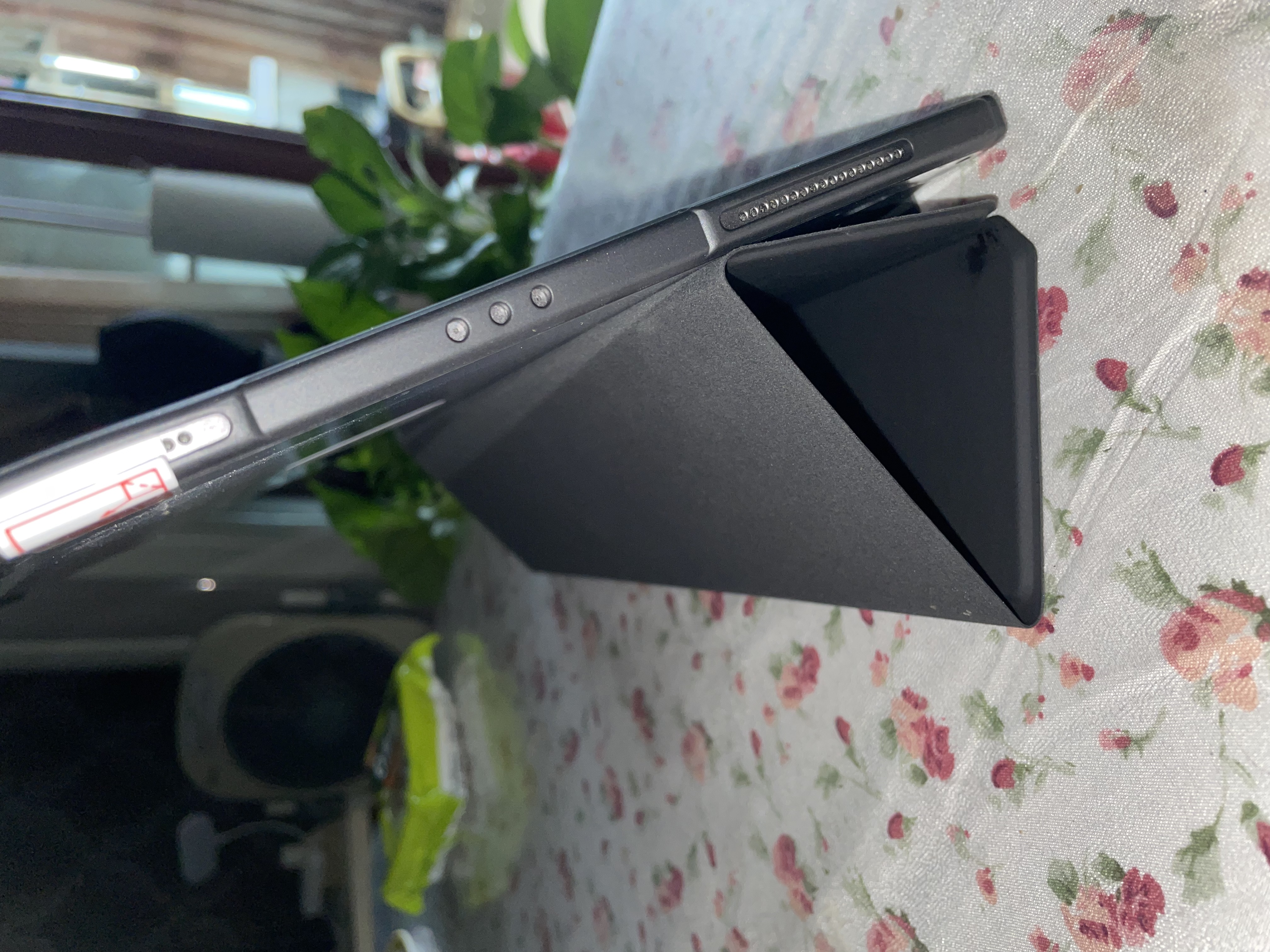绿联适用iPad Pro保护壳12.9英寸带笔槽防弯保护套2022版2021/2020款苹果平板电脑防摔雅致黑 实拍图