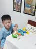 COOKSS太空飞碟按压玩具儿童工程车惯性滑行推土挖掘机1-3岁婴幼儿礼物 实拍图