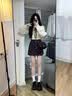 JF品牌皮鞋女圆头舒适百搭乐福鞋女2026秋季新品女鞋职业工作鞋女 黑色 36 晒单实拍图