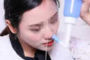 乐仪手动洗鼻器成人儿童鼻腔冲洗器生理盐水鼻炎洗鼻壶500ml共60包盐 实拍图
