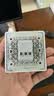 德力西（DELIXI）开关插座面板 CD815系列 双开二开单控开关 QSE862K1 实拍图